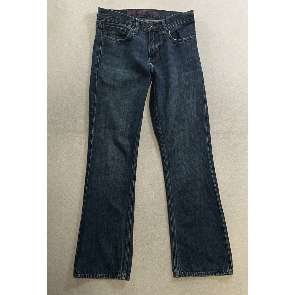 Mossimo Supply Co Jeans Men's Size 30x32 Blue Denim Cotton Slim Bootcut Leg